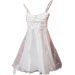 vestido gasa cristal