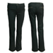 Pantalon negro recto tachas redondeadas